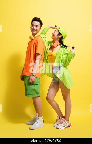 Two young men Stock Photo