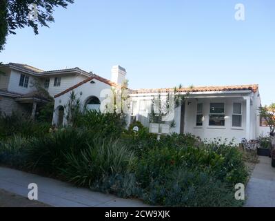 Santa Monica, California, USA 28th September 2020 A general view of atmosphere of actor Ramon Novarro's former home at 2265 22nd Street in Santa Monica, California, USA. Photo by Barry King/Alamy Stock Photo Stock Photo