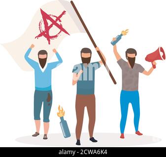 Political system metaphor flat vector illustration Stock Vector Image ...