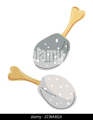 Fried drumsticks or chicken legs, fast food vector Stock Vector