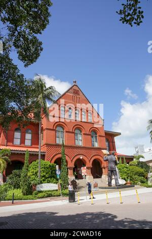 Key West Museum of Art & History., Key West Florida, USA Stock Photo