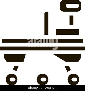 Exploration Mars Rover Icon Illustration Stock Vector