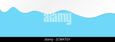 White melt drips or liquid sauce and milk drops. White liquid or melted chocolate drips, milk current paint Stock Vector