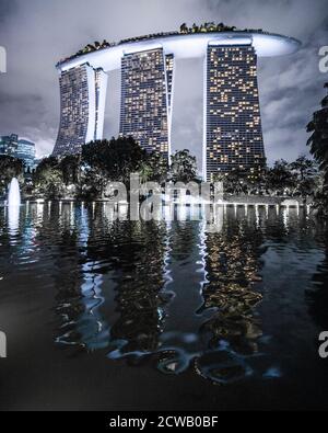 Singapore landmarks Stock Photo