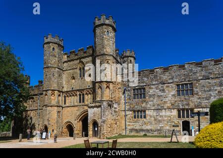 England, East Sussex, Battle, Battle Abbey Gatehouse Stock Photo