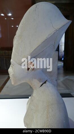 Statue of Akhenaten, an ancient Egyptian pharaoh of the 18th Dynasty Stock Photo