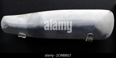 Polished stone axe (a Cumbrian Club), 3700 BC - 3200 BC Found in Great Britain Stock Photo