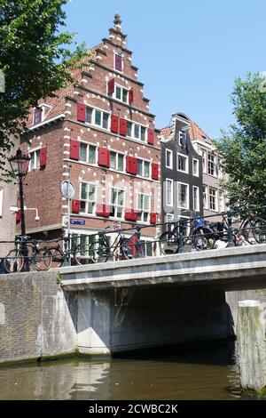 17th century merchants houses in Amsterdam, Netherlands. 2020 Stock Photo