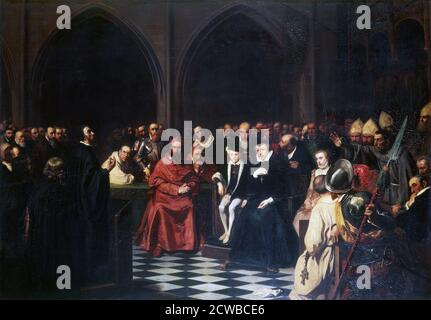 The Colloquy of Poissy in 1561', c1855-1912. By the artist Tony Robert-Fleury.