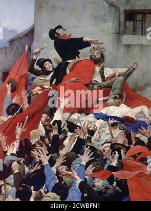 Apotheosis of the Rabble', 1884. Artist: Louis Maurice Boutet de Monvel. Louis-Maurice Boutet de Monvel (1850-1913) was a French painter and illustrator best known for his watercolours for children's books. Stock Photo