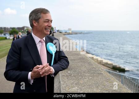 Photograph Of Nigel Farage. Nigel Paul Farage (1964-) A British ...