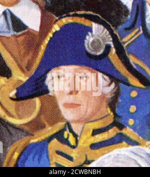 Illustration depicting Horatio Nelson, 1st Viscount Nelson (1758-1805), British admiral Stock Photo