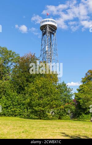 The Aalborg Tower or Aalborgtårnet, observation tower completed in 1933 at Aalborg, Denmark Stock Photo