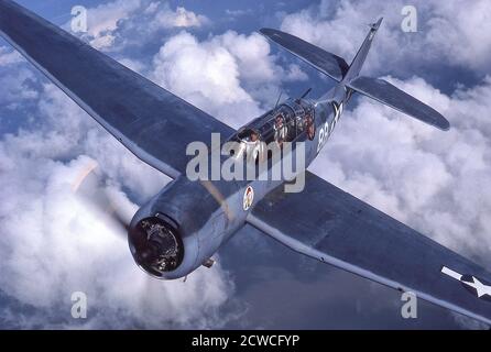 WWII Grumman TBM Avenger Torpedo Bomber Stock Photo