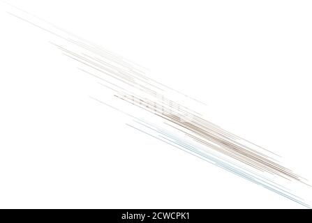 Oblique, Diagonal slanting lines. Random scribble, sketchy lines and stripes vector Stock Vector