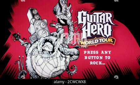 Guitar Hero World Tour - Sony Playstation 2 PS2 - Editorial use only Stock  Photo - Alamy