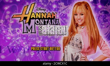 Hannah Montana - Spotlight World Tour - Sony Playstation 2 PS2 ...