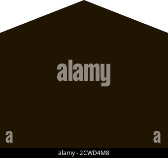 Bed Canopy Awning Icon Vector Glyph Illustration Stock Vector