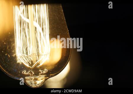 abstract lightbulb photography Stock Photo