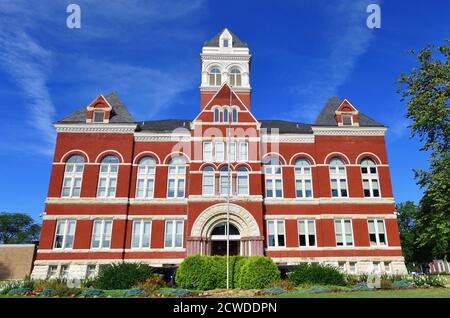 Oregon, Illinois, USA. The Ogle County Courthouse in the county seat of Oregon, Illinois. The building was completed in 1891. Stock Photo