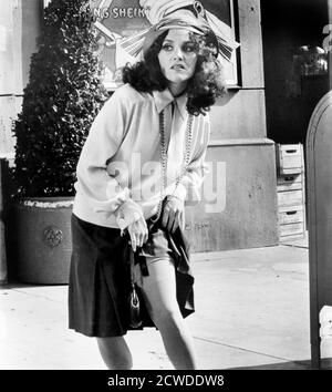 Madeline Kahn, on-set of the Film, 'Won Ton Ton, The Dog who Saved Hollywood', Paramount Pictures, 1976 Stock Photo