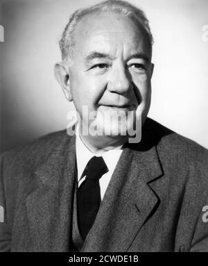 Cecil Kellaway, Publicity Portrait for the Film, 'The Beast from 20,000 Fathoms', Warner Bros., 1953 Stock Photo