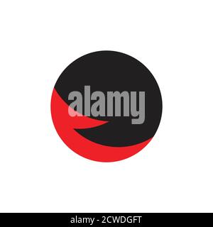 circle geometric motion arrow circle logo vector Stock Vector