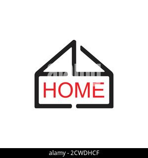homy shape simple decoration vector Stock Vector