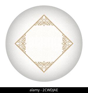 The Chinese White Jade Decorative Background Template Stock Vector