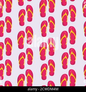 slippers seamless pattern vector illustration background Stock Vector