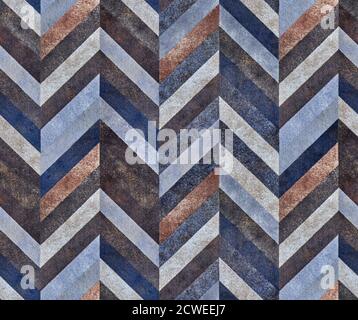 Seamless abstract background of modern carpet with soft texture and symmetric geometric ornament Stock Photo