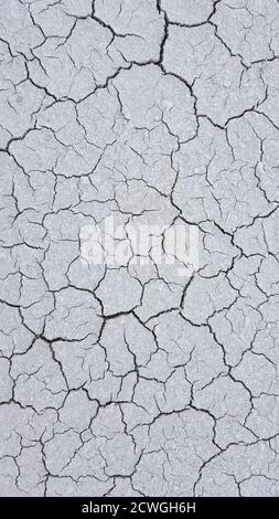 Cracked Surface of Dry Soil Stock Photo