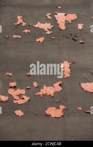 Texture of the old cracked paint on the wall, abstract background Stock Photo
