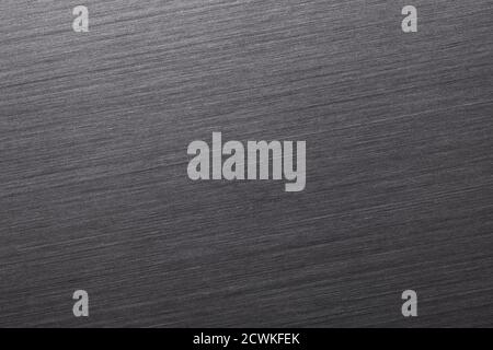 Brushed aluminum surface texture. Abstract dark background Stock Photo