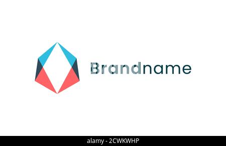 simple and modern stage light logo template Stock Vector