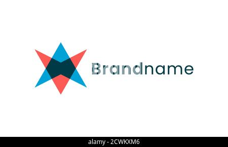 simple and modern stage light logo template Stock Vector