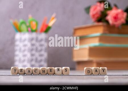 Teacher's day concept. Stock Photo