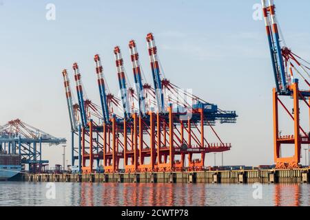 EUROGATE Container Terminal Bremerhaven Stock Photo