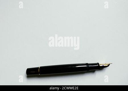 An isolated pen on white background Stock Photo
