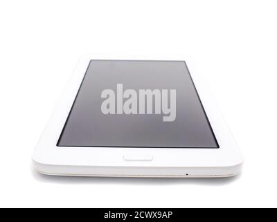 Tablet isolated on white background Stock Photo