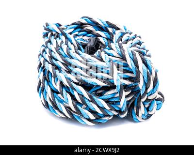 Rope twine isolated on white background Stock Photo
