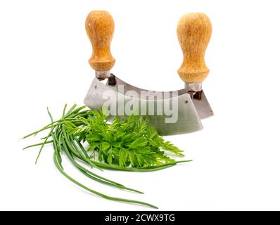 Herbs Hacker Spices Isolated on White Background Stock Photo