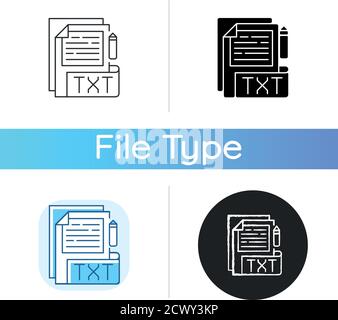 TXT file icon Stock Vector