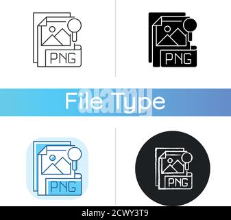 PNG file icon Stock Vector