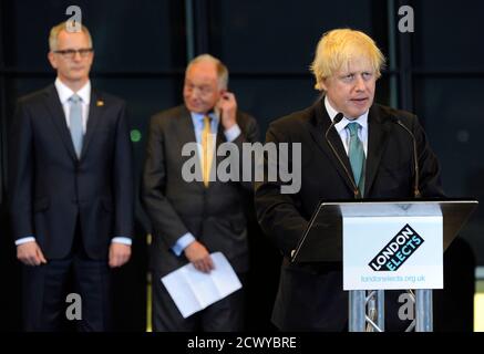 London Mayor Boris Johnson Makes His First Major Speech On Europe At The Europa Worldwide Logistics Group In Dartford Kent Featuring Boris Johnson Where Kent United Kingdom When 11 Mar 2016 Credit