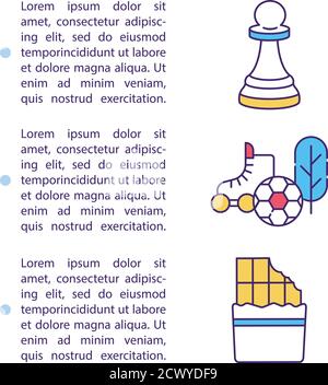 Brain development tips concept icon with text Stock Vector