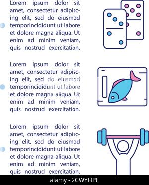 Brain training tips concept icon with text Stock Vector