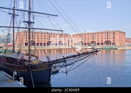 The Royal Albert Dock Liverpool Stock Photo