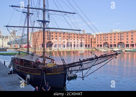 The Royal Albert Dock Liverpool Stock Photo