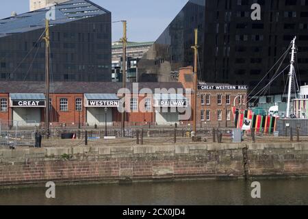 The Great Western Railway Warehouse, Liverpool Stock Photo